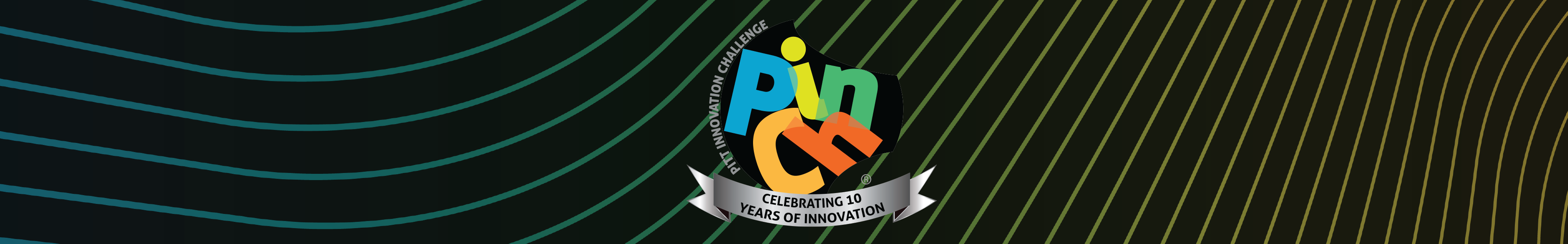 Pitt Innovation Challenge 10 Year Anniversary logo. 